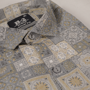 Floral Printed Comfortable Casual Full Shirt